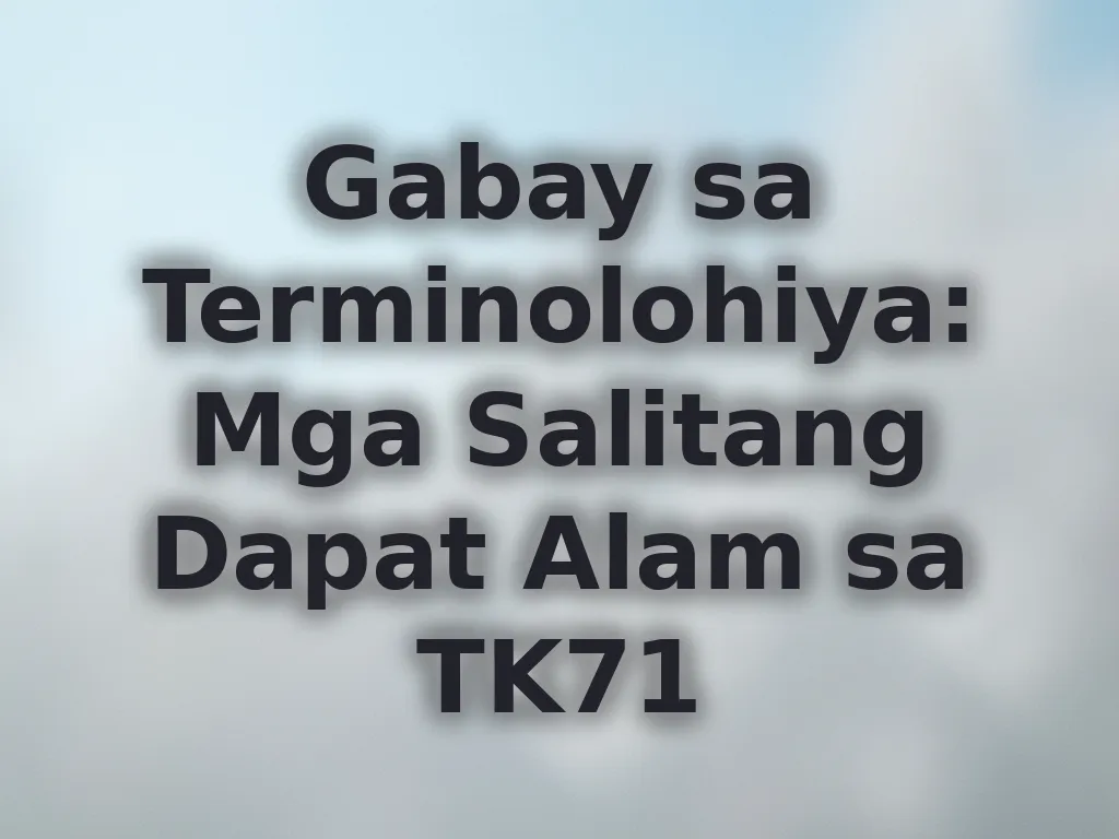 Gabay sa Terminolohiya ng Casino
